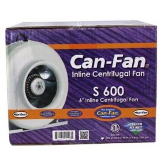 NIB Can Fan S600 6" Inline Fan 270 CFM - Picture 3 of 17